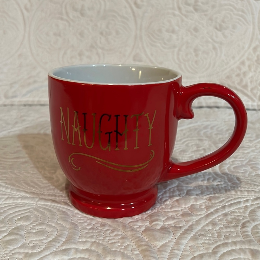 Belle‎ Maison Christmas Holiday Naughty mug